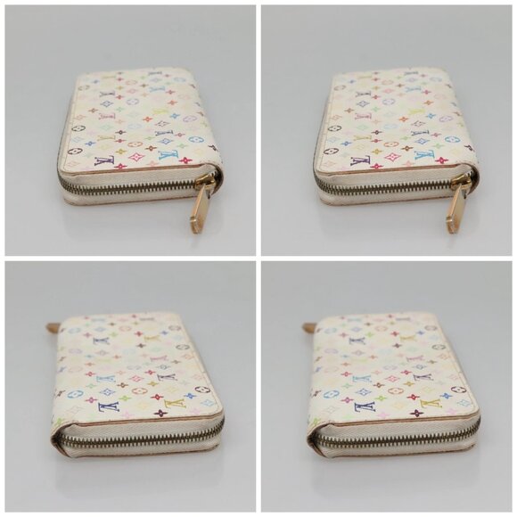 LOUIS VUITTON Monogram Multicolor Zippy Wallet Wallet White M60241 Auth 142356 - Picture 16 of 16